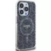 Guess GUHMP15LHGCUSTGK iPhone 15 Pro 6,1 inch Black Hardcase IML GCube MagSafe