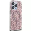 Guess GUHMP15XHGCUSTGP iPhone 15 Pro Max 6,7 inch Pink Hardcase IML GCube MagSafe