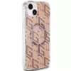 Guess GUHMP15SHGCUSTGW iPhone 15 / 14 / 13 6,1 inch Brown Hardcase IML GCube MagSafe