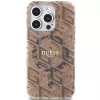 Guess G-Cube Hardcase für iPhone 15 Pro 6,1 inch Braun IML MagSafe