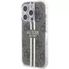 Guess GUHCP15LH4PSEGW iPhone 15 Pro 6.1 Hardcase IML 4G Gold Stripe Brown