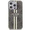Guess GUHCP15LH4PSEGW iPhone 15 Pro 6.1 Hardcase IML 4G Gold Stripe Brown