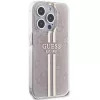 Guess GUHCP14XH4PSEGP iPhone 14 Pro Max 6,7 inch Pink Hardcase IML 4G Gold Stripe