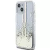Guess GUHCP15MLFCSEGT iPhone 15 Plus / 14 Plus 6,7 inch Transparente Hartschale Liquid Glitter Gold Streifen