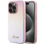 Guess Saffiano Iridescent Script Hardcase für Apple iPhone 14 Pro 6,1 inch - Pink