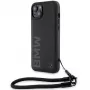 BMW Signature Leather Wordmark Hard Case für iPhone 15 / 14 / 13 6,1 inch - Schwarz