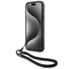 BMW Signature Leather Wordmark Hard Case für iPhone 15 / 14 / 13 6,1 inch - Schwarz