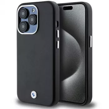 BMW Signature Wrapped Metal MagSafe Case für iPhone 14 Pro 6.1 Schwarz