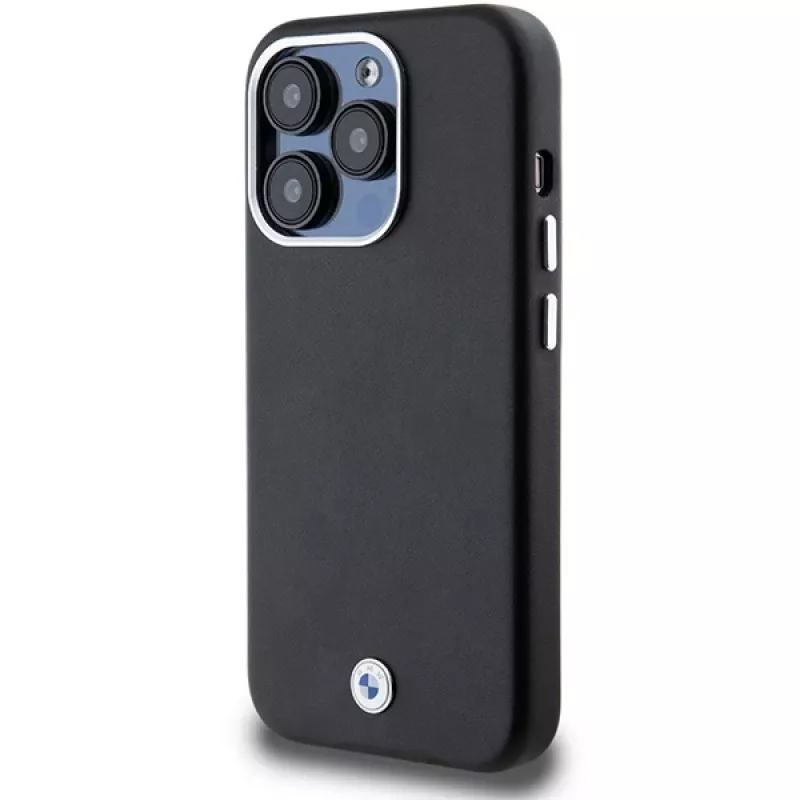 BMW Signature Wrapped Metal MagSafe Case für iPhone 14 Pro 6.1 Schwarz