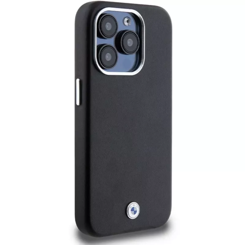 BMW Signature Wrapped Metal MagSafe Case für iPhone 14 Pro 6.1 Schwarz
