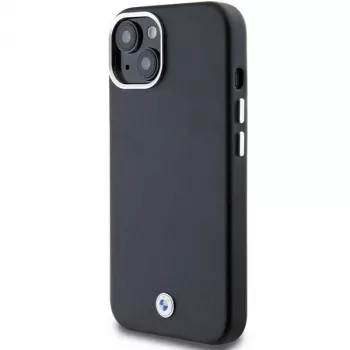 BMW Signature Wrapped Metal MagSafe Case für iPhone 15 / 14 / 13 6,1 inch Schwarz