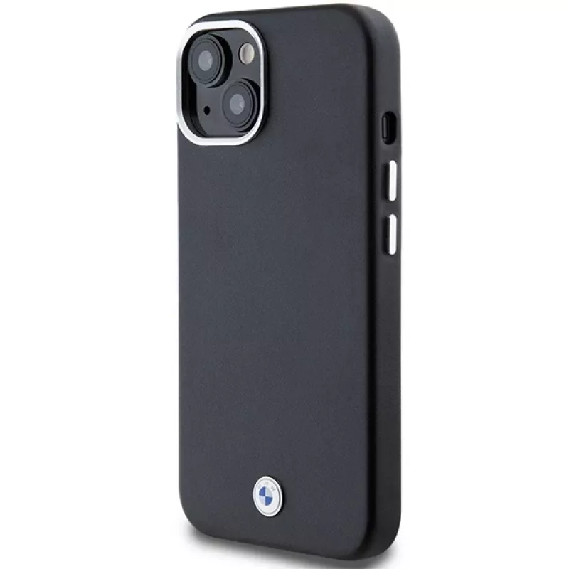 BMW M Collection Signature Wrapped Metal MagSafe Case für iPhone 15 Plus / 14 Plus - Schwarz