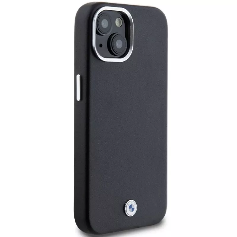 BMW M Collection Signature Wrapped Metal MagSafe Case für iPhone 15 Plus / 14 Plus - Schwarz