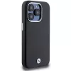 BMW Signature Wrapped Metal MagSafe Case für Apple iPhone 15 Pro 6,1 inch Schwarz