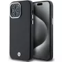 BMW Signature Wrapped Metal MagSafe Case für iPhone 15 Pro Max 6,7 inch Schwarz