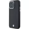 BMW Signature Wrapped Metal MagSafe Case für iPhone 15 Pro Max 6,7 inch Schwarz