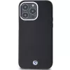 BMW Signature Wrapped Metal MagSafe Case für iPhone 15 Pro Max 6,7 inch Schwarz