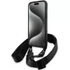 BMW M Edition Carbon Stripe & Strap Hard Case für iPhone 15 Plus / 14 Plus 6,7 inch Schwarz