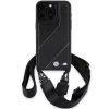 BMW BMHCP15X23PSCCK iPhone 15 Pro Max 6,7 inch Black Hardcase M Edition Carbon Stripe & Strap