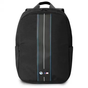 BMW BMBP15COMPVSKL 16 inch Laptop-Rucksack Schwarz Nylon Blauer Streifen