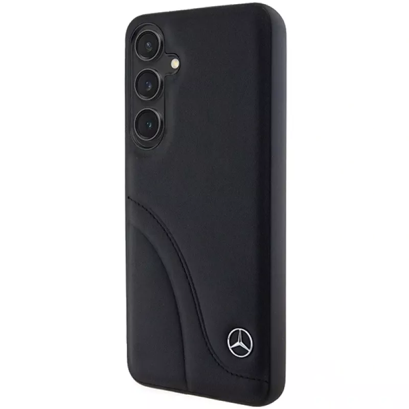 Mercedes-Benz MEHCS24M23RBCSK S24+ S926 Black Hardcase Leather Curved Stitches für Samsung Galaxy S24+