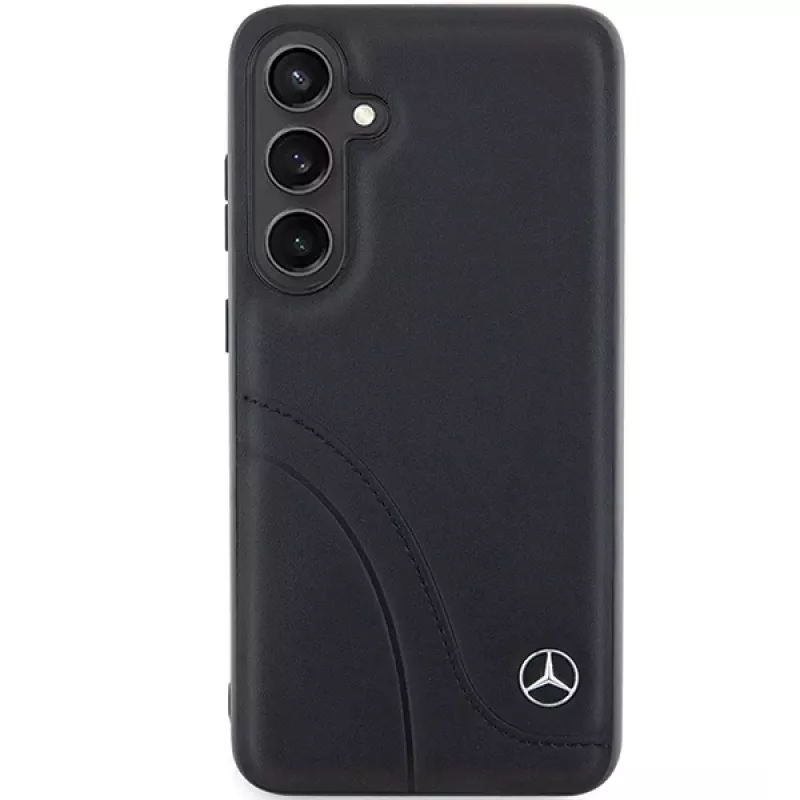 Mercedes-Benz MEHCS24M23RBCSK S24+ S926 Black Hardcase Leather Curved Stitches für Samsung Galaxy S24+