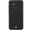 Mercedes-Benz Galaxy S24 Hardcase Leder Texturiert & Glatt MagSafe Schwarz
