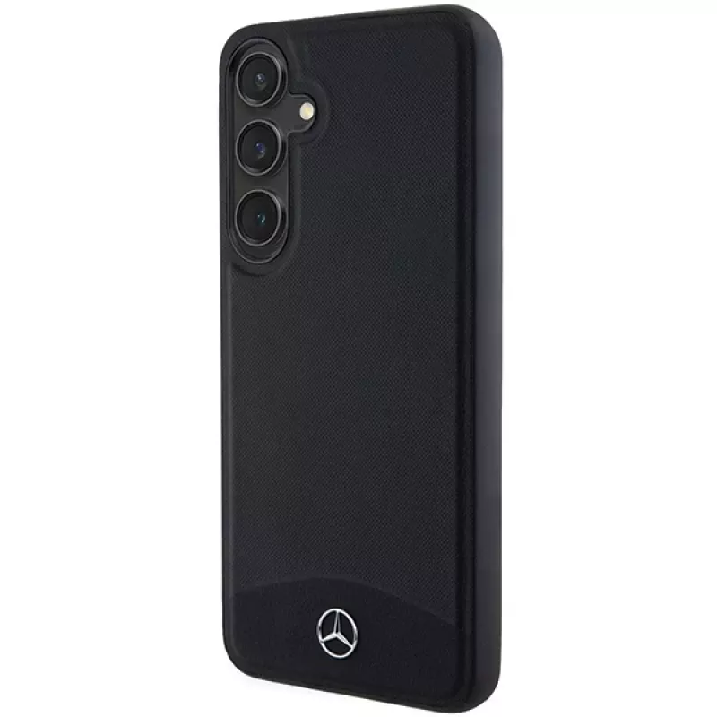 Mercedes-Benz S24+ S926 Hardcase Leder Texturiert & Glatt MagSafe für Samsung Galaxy S24+
