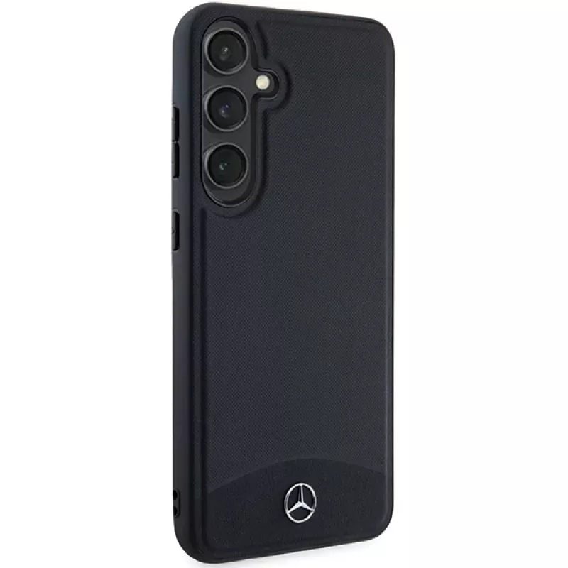 Mercedes-Benz S24+ S926 Hardcase Leder Texturiert & Glatt MagSafe für Samsung Galaxy S24+