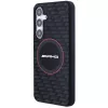 AMG AMHMS24S23SMRK Hardcase Silicone Carbon Pattern MagSafe für Samsung Galaxy S24 (S921) Schwarz