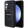 AMG AMHMS24M23SMRK Hardcase Silicone Carbon Pattern MagSafe Case für Samsung Galaxy S24+ (SM-S926) - Schwarz