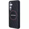 AMG AMHMS24M23SMRK Hardcase Silicone Carbon Pattern MagSafe Case für Samsung Galaxy S24+ (SM-S926) - Schwarz