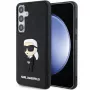 Karl Lagerfeld KLHCS24M3DRKINK Hardcase 3D Rubber Ikonik für Samsung Galaxy S24+ Schwarz