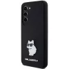 Karl Lagerfeld KLHCS23SSMHCNPK S23 S911 Black Hardcase Silicone Choupette Metal Pin