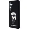 Karl Lagerfeld Ikonik Silikonhülle für Samsung Galaxy S24 - Schwarz