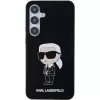 Karl Lagerfeld Ikonik Silikonhülle für Samsung Galaxy S24 - Schwarz