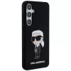 Karl Lagerfeld Ikonik Silikonhülle für Samsung Galaxy S24 - Schwarz