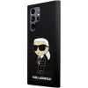 Karl Lagerfeld Ikonik Silicone Case for Samsung Galaxy S24 Ultra - Black