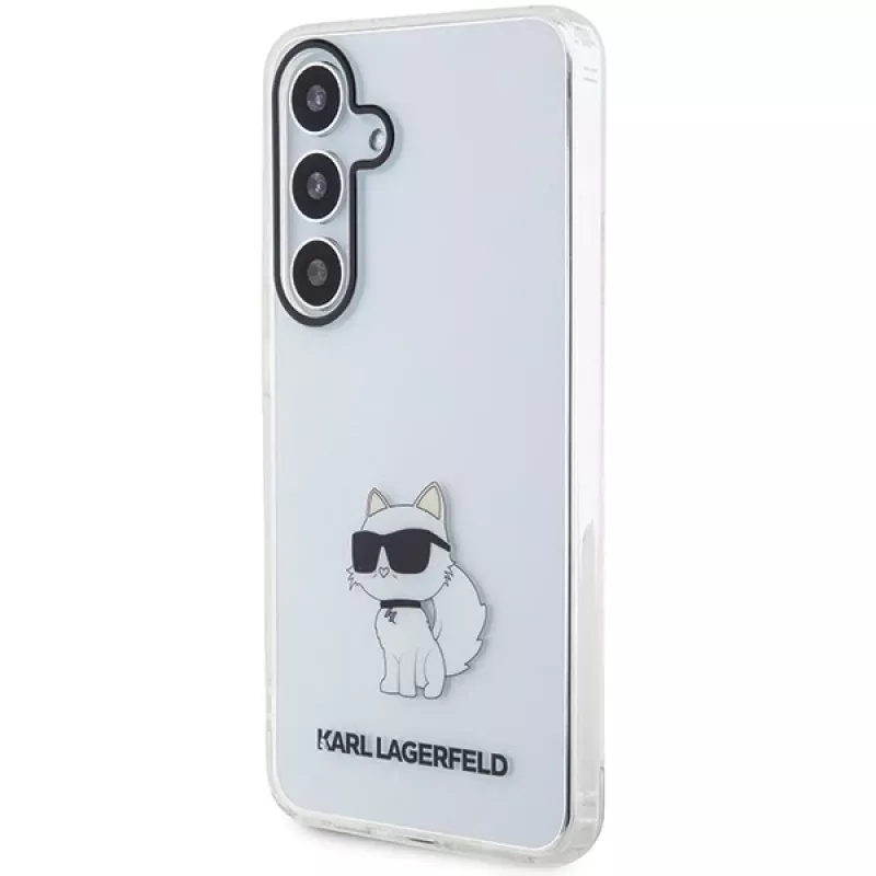 Karl Lagerfeld KLHCS24SHNCHTCT S24 S921 Transparent Hard Case IML Choupette für Samsung Galaxy S24