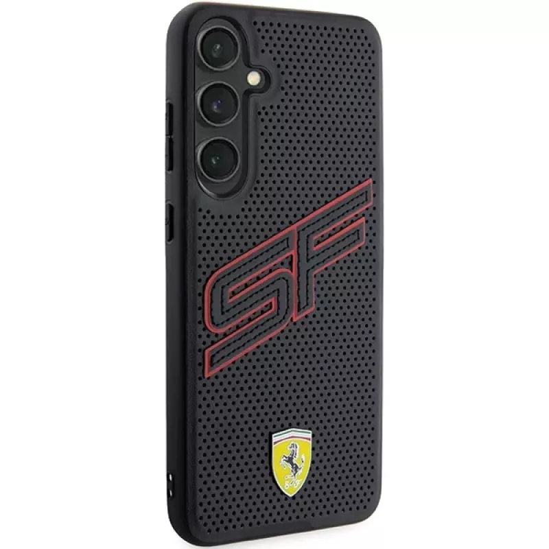 Ferrari FEHCS24SPINK S24 S921 Black Hardcase Big SF Perforated für Samsung Galaxy S24