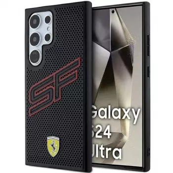 Ferrari FEHCS24LPINK S24 Ultra S928 Black Hardcase Big SF Perforated