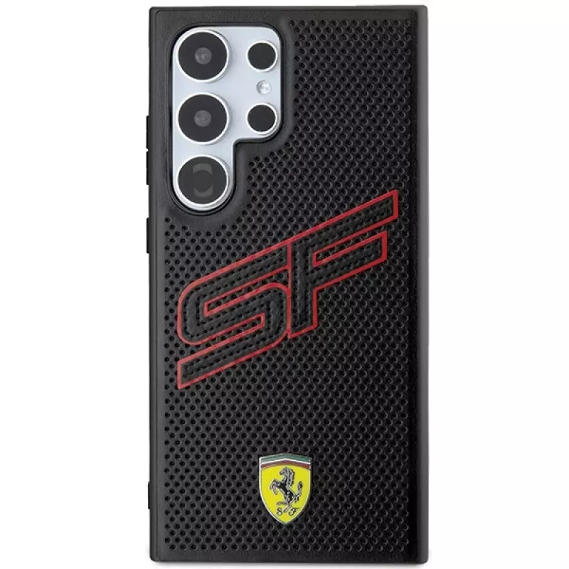 Ferrari FEHCS24LPINK S24 Ultra S928 Black Hardcase Big SF Perforated