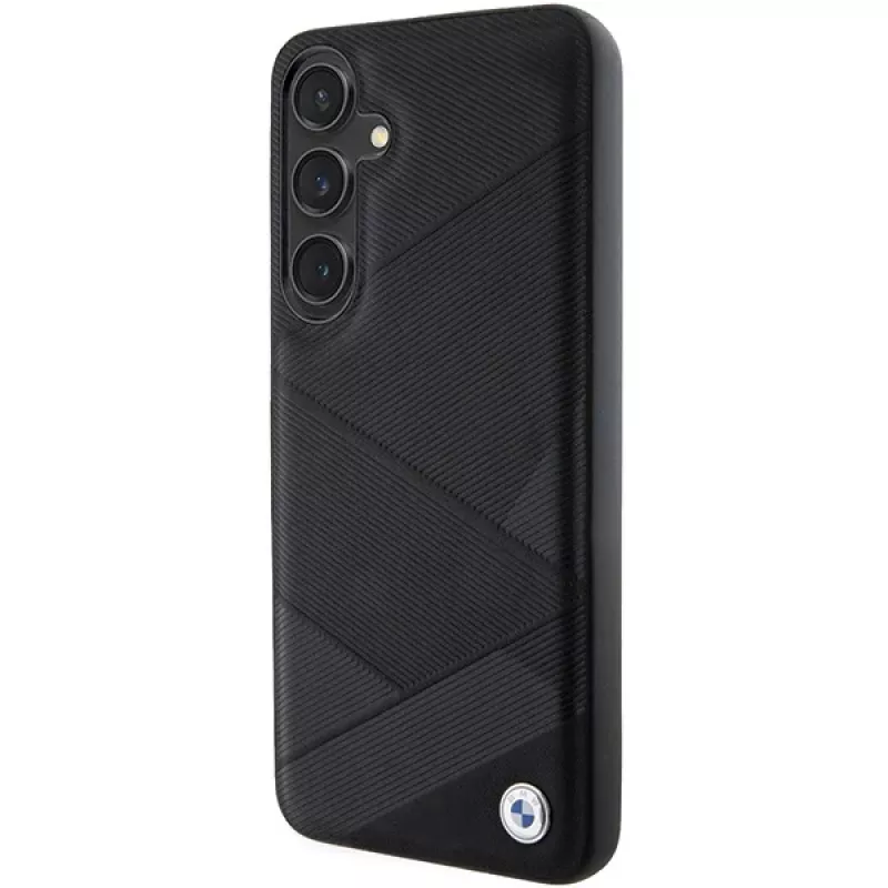 BMW BMHCS24M23RCGPK S24+ S926 Black Hardcase Signature Leather Crossing Lines Pattern