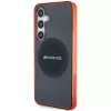 AMG AMHMS24S23HBCK Hardcase für Samsung Galaxy S24, Schwarz/Transparent, MagSafe, Bicolor