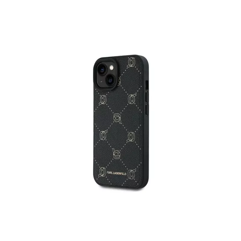 Karl Lagerfeld KLHMP15MPGKHPHK iPhone 15 Plus 6,7 inch Black Karl Head MagSafe Case