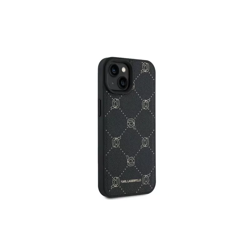 Karl Lagerfeld KLHMP15MPGKHPHK iPhone 15 Plus 6,7 inch Black Karl Head MagSafe Case