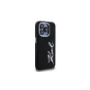 KARL LAGERFELD Silicone Metal Script Logo Case für Apple iPhone 15 Pro Max, Schwarz