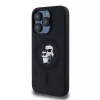 Karl Lagerfeld KLHMP15LSCMKCRHK iPhone 15 Pro 6.1 Black Hardcase Silicone Karl & Choupette MagSafe