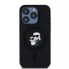 Karl Lagerfeld KLHMP15LSCMKCRHK iPhone 15 Pro 6.1 Black Hardcase Silicone Karl & Choupette MagSafe