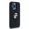 Karl Lagerfeld KLHMP15LSCMKCRHK iPhone 15 Pro 6.1 Black Hardcase Silicone Karl & Choupette MagSafe